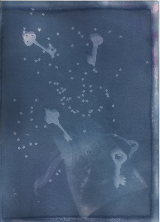 The Keeper — Original Cyanotype Print